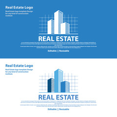 Real Estate logo template design for Real Estate company