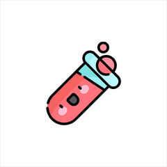 red pill on white background