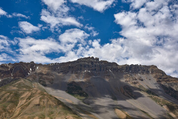 mountain landscape with blue sky