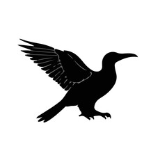 Obraz premium Eagle Vector Illustration – Wildlife, Bird of Prey Artwork for Commercial Use