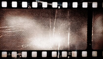 vintage distressed film strip texture with scratches and grain for retro web design print media backgrounds and branding projects

