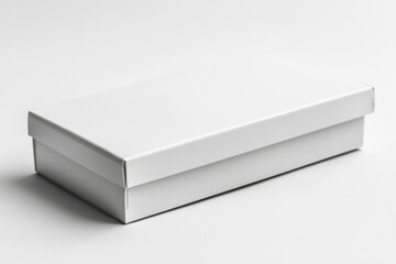 Naklejka premium Blank white gift box (2)