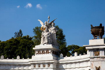 The Benito Juarez Hemicycle is located at the Alameda Central park in Mexico City, dedicated to the former President of Mexico on September 18, 1910.