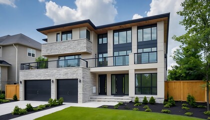 Beautifully Captured Close-Up of Urban Residential Home