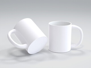 White Tea Cup Mockup for Graphic Designers.