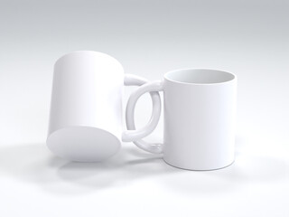 Ceramic Mug Mockup for Print on Demand Projects.