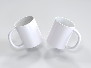 Blank Coffee Mug Mockup for Branding and Design

