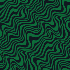 Abstract seamless horizontal background with colorful waves. Trendy vector illustration
