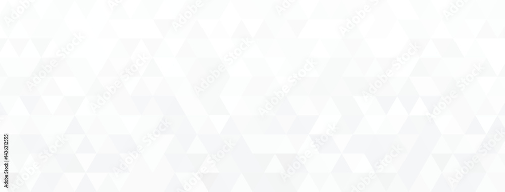 Aufkleber soft light white abstract futuristic geometric pattern. triangle texture in silver colors