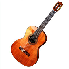 Obraz premium acoustic guitar isolated on white