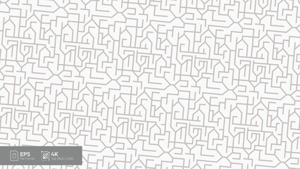 abstract geometric line art pattern on white background