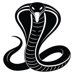 Fototapeta premium Snake silhouette, Snake icon vector illustration