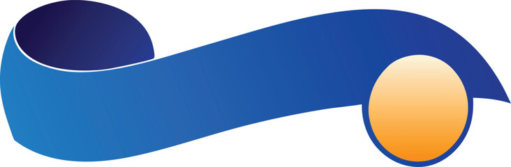 Ribbon Badge Banner Vector. EPS 10