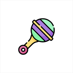 vector illustration of a toy