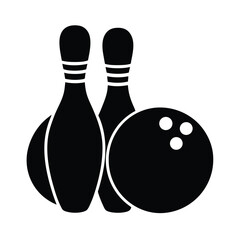 Realistic Bowling Ball Vector Illustration