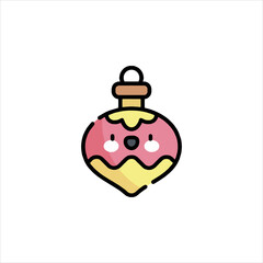 perfume bottle with hearts