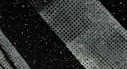 Monochrome Textures: Nightfall's Embrace AI Generated