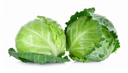 cabbage isolated on white background