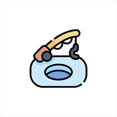 vector illustration of a funny face