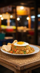 Nasi Goreng Indonesia, typical indonesian food fried rice
