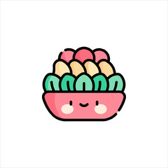 cake with chocolate