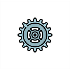 gear icon vector illustration
