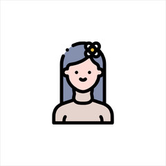 girl with headphones