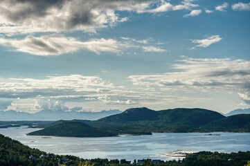 Landscapes of Ulsvag, the Hamadoy community, Norland, Norway