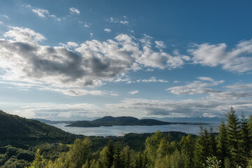 Landscapes of Ulsvag, the Hamadoy community, Norland, Norway
