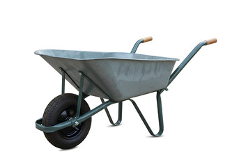 Heavy-Duty Steel Wheelbarrow: Garden, Construction, and Landscaping Tool