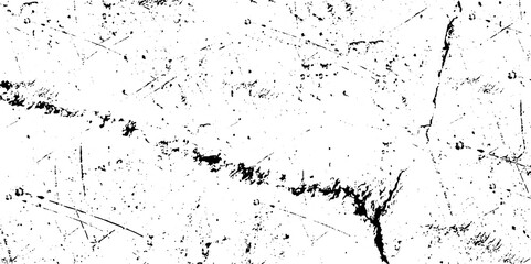 White and black sketch grunge backgrounds to create a distressed grain effect. rough urban texture vector. damaged crack and scratch dust wall texture. black splash on transparent background.