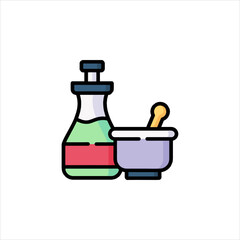 set of cosmetic products