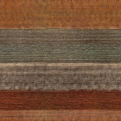 Thin horizontal marl stripe in autumnal brown earth tones. Seamless repeat texture in warm tapestry woven fabric effect. Perfect for trendy masculine shirt ombre design
