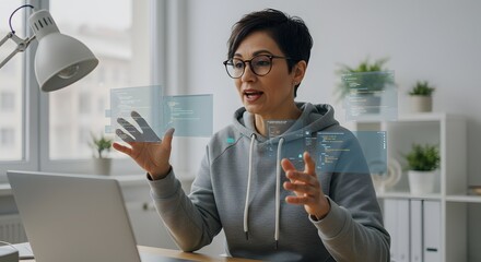 A lovely moment shared by a grandmother and granddaughter over tea, surrounded by blooms and smiles.