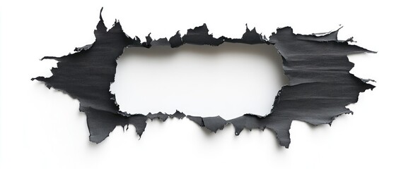 Ripped Paper Hole