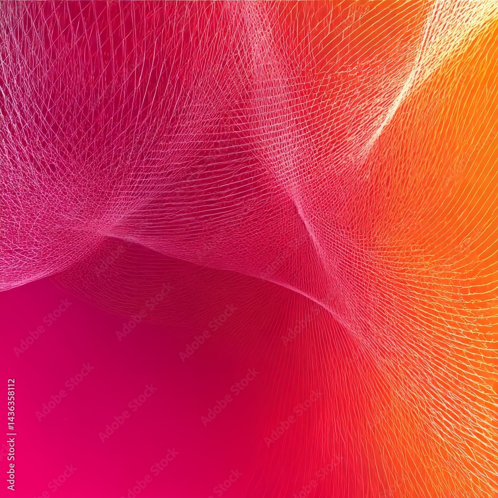 Fototapete Abstract Gradient Mesh: A Dynamic Interplay of Colors and Lines Creating a Textured Backdrop.