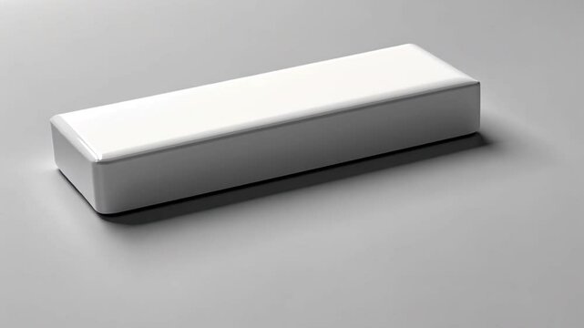 white plastic box on white background