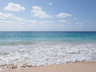 Holiday view in African Sal island in Cape Verde