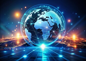 Obraz premium Low Light Digital Payment: Secure Online Transaction Concept