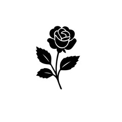 Floral Silhouette Element