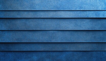 Indigo horizontal layered textured panels