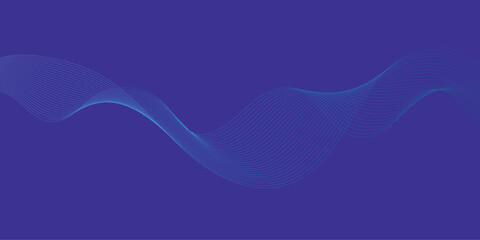 Abstract Flowing Waves Banner – Modern Fluid Design Background