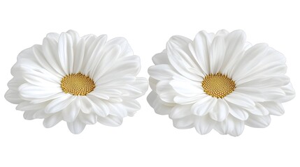 Obraz premium Delicate White Daisies on Soft Background for Floral Design Use
