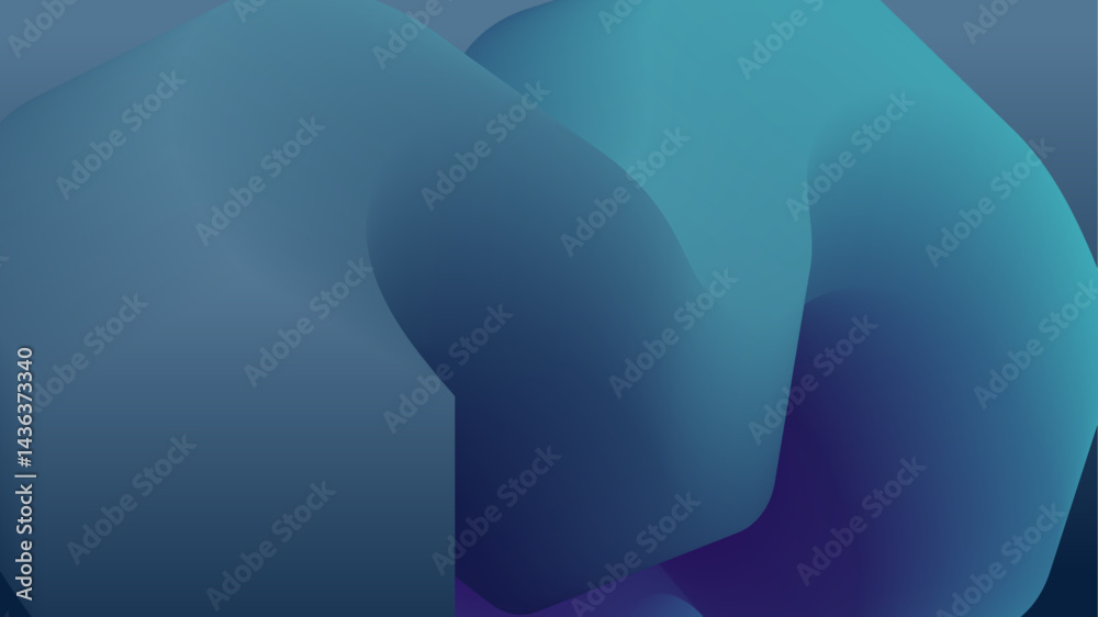 Poster a vibrant 3d visualization of a twisting, fluid form in motion—featuring bold colors, smooth geometr