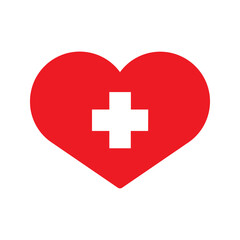 Obraz premium Red Heart Icon 