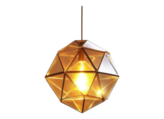 Geometric pendant lamp