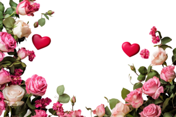 Valentines Day flowers and a pink background make a sweet and heartfelt gift for loved ones