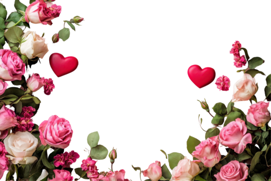 Valentines Day flowers and a pink background make a sweet and heartfelt gift for loved ones