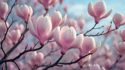 Yellow magnolia blossom