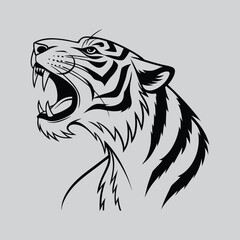 Dangerous Tiger Tattoo Art